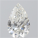 Natural Diamond 1.01 Carats, Pear with  Cut, G Color, VS2 Clarity and Certified by GIA