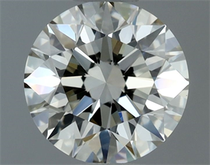 Picture of Natural Diamond 0.70 Carats, Round with Excellent Cut, K Color, VVS2 Clarity and Certified by IGI