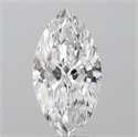 Natural Diamond 4.01 Carats, Marquise with  Cut, D Color, SI2 Clarity and Certified by GIA