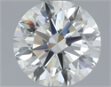 Diamante Natural 0.53 quilates, Redondo , Color J, claridad VVS2 y certificado GIA