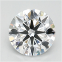 Lab Grown Diamond 1.01 Carats, Round with Ideal Cut, D Color, VVS1 Clarity and Certified by IGI