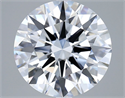 Lab Grown Diamond 6.03 Carats, Round with Excellent Cut, D Color, VS1 Clarity and Certified by GIA