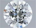 Diamante Natural 0.61 quilates, Redondo , Color I, claridad VS2 y certificado IGI