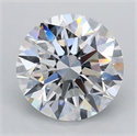 Del inventario de diamantes de laboratorio, 1.10 quilates, Redondo , Color D, claridad VS2 y certificado IGI