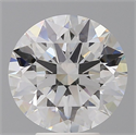 Lab Grown Diamond 5.01 Carats, Round with Ideal Cut, E Color, VVS2 Clarity and Certified by IGI