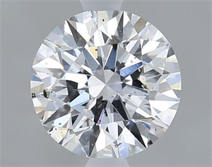 Picture of Natural Diamond 1.00 Carats, Round with Excellent Cut, D Color, SI2 Clarity and Certified by GIA