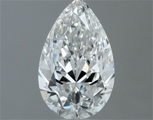 Foto Diamante Natural 0.60 quilates, De pera , Color G, claridad VS2 y certificado GIA de