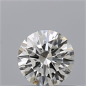 Natural Diamond 0.50 Carats, Round with Excellent Cut, H Color, VVS2 Clarity and Certified by IGI