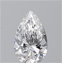 Diamante Natural 0.51 quilates, De pera , Color D, claridad VS2 y certificado GIA