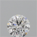 Diamante Natural 0.62 quilates, Redondo , Color E, claridad IF y certificado GIA