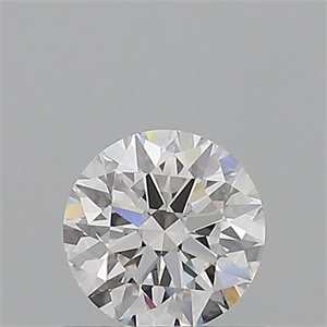 Foto Diamante Natural 0.62 quilates, Redondo , Color E, claridad IF y certificado GIA de