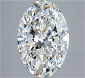 Natural Diamond 2.01 Carats, Oval with  Cut, G Color, VVS1 Clarity and Certified by GIA