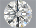 Natural Diamond 0.85 Carats, Round with Excellent Cut, I Color, SI1 Clarity and Certified by GIA