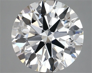 Picture of Lab Grown Diamond 4.05 Carats, Round with Ideal Cut, E Color, SI1 Clarity and Certified by IGI