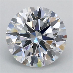 Picture of Lab Grown Diamond 0.94 Carats, Round with Ideal Cut, D Color, VVS2 Clarity and Certified by IGI