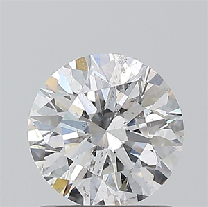 Picture of Natural Diamond 1.01 Carats, Round with Excellent Cut, E Color, I1 Clarity and Certified by GIA