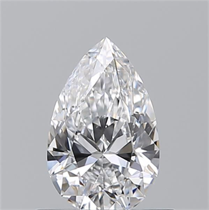 Foto Diamante Natural 0.53 quilates, De pera , Color D, claridad SI1 y certificado GIA de
