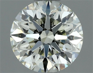 Picture of Natural Diamond 1.31 Carats, Round with Excellent Cut, M Color, VVS2 Clarity and Certified by IGI