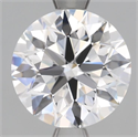 Lab Grown Diamond 2.02 Carats, Round with Excellent Cut, D Color, VVS1 Clarity and Certified by IGI
