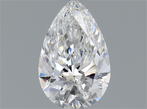 Foto Diamante Natural 0.50 quilates, De pera , Color D, claridad SI2 y certificado GIA de