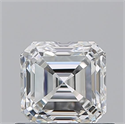 Natural Diamond 0.80 Carats, Asscher with  Cut, G Color, VVS2 Clarity and Certified by GIA