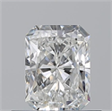Natural Diamond 0.56 Carats, Radiant with  Cut, G Color, VVS1 Clarity and Certified by GIA