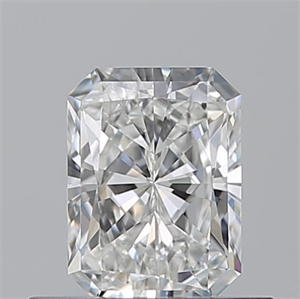 Picture of Natural Diamond 0.56 Carats, Radiant with  Cut, G Color, VVS1 Clarity and Certified by GIA