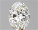 Natural Diamond 3.01 Carats, Oval with  Cut, H Color, SI1 Clarity and Certified by GIA