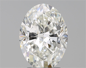 Picture of Natural Diamond 3.01 Carats, Oval with  Cut, H Color, SI1 Clarity and Certified by GIA