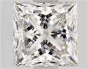 Natural Diamond 0.91 Carats, Princess with  Cut, H Color, VS1 Clarity and Certified by GIA