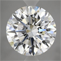 Lab Grown Diamond 6.10 Carats, Round with Ideal Cut, E Color, VVS2 Clarity and Certified by IGI