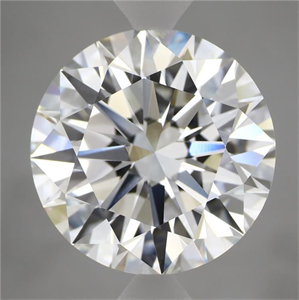 Picture of Lab Grown Diamond 6.10 Carats, Round with Ideal Cut, E Color, VVS2 Clarity and Certified by IGI