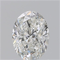 Natural Diamond 1.01 Carats, Oval with  Cut, H Color, VVS1 Clarity and Certified by GIA