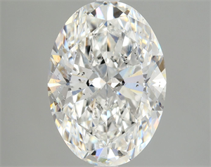 Foto Diamante Natural 3.01 quilates, Ovalado , Color E, claridad SI2 y certificado HRD de
