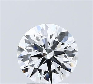 Picture of Lab Grown Diamond 1.50 Carats, Round with Ideal Cut, D Color, VVS2 Clarity and Certified by IGI