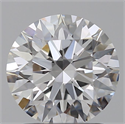 Lab Grown Diamond 1.51 Carats, Round with Ideal Cut, D Color, IF Clarity and Certified by IGI