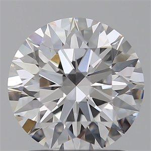 Picture of Lab Grown Diamond 1.51 Carats, Round with Ideal Cut, D Color, IF Clarity and Certified by IGI