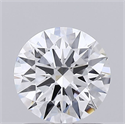 Lab Grown Diamond 1.03 Carats, Round with Ideal Cut, D Color, VVS1 Clarity and Certified by IGI