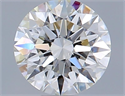 Natural Diamond 0.40 Carats, Round with Excellent Cut, H Color, VS2 Clarity and Certified by GIA