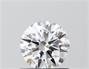 Lab Grown Diamond 0.73 Carats, Round with Ideal Cut, D Color, VVS1 Clarity and Certified by IGI