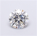 Del inventario de diamantes de laboratorio, 1.10 quilates, Redondo , Color F, claridad VS1 y certificado IGI