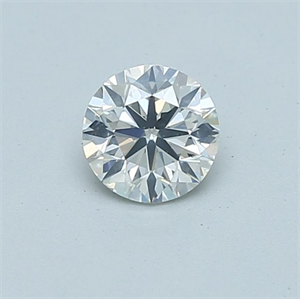 Picture of Natural Diamond 0.50 Carats, Round with Very Good Cut, I Color, SI1 Clarity and Certified by GIA