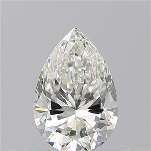 Picture of Natural Diamond 0.70 Carats, Pear with  Cut, H Color, VVS2 Clarity and Certified by GIA