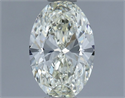 Diamante Natural 0.70 quilates, Ovalado , Color J, claridad VVS2 y certificado IGI