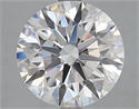 Lab Grown Diamond 3.61 Carats, Round with Ideal Cut, D Color, IF Clarity and Certified by IGI