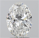 Natural Diamond 1.80 Carats, Oval with  Cut, E Color, VVS1 Clarity and Certified by GIA