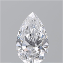 Diamante Natural 0.50 quilates, De pera , Color D, claridad VVS1 y certificado GIA