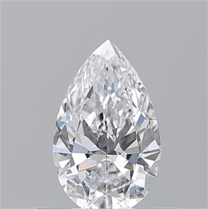 Foto Diamante Natural 0.50 quilates, De pera , Color D, claridad VVS1 y certificado GIA de