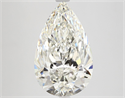 Natural Diamond 4.18 Carats, Pear with  Cut, H Color, VS1 Clarity and Certified by GIA