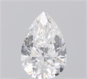 Diamante Natural 0.50 quilates, De pera , Color F, claridad SI1 y certificado IGI